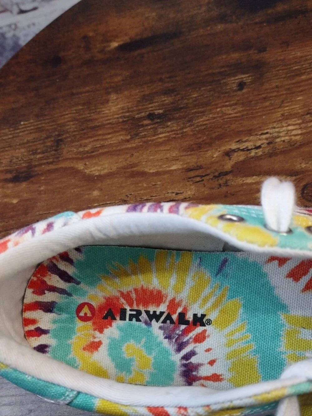 Airwalk Tie Dye Canvas Sneakers-(Mismatched Size)